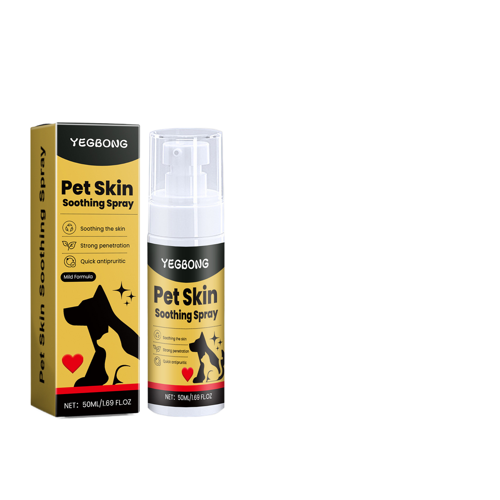 Yegbong Pet Skin Care Spray Gentle Ingredients Relieve Pet Skin Discomfort External Care Spray